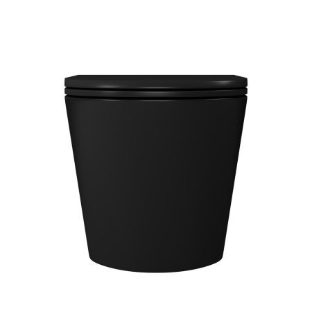 Унитаз подвесной D&K Venice DT1026025 черный матовый, с сиденьем микролифт