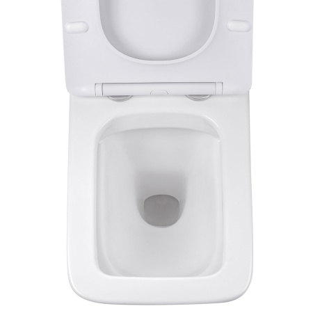 Унитаз подвесной безободковый Vincea Q-Line VT1-12 белый, с сиденьем микролифт