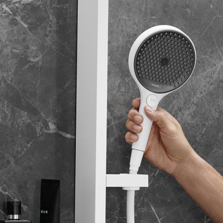 Душевая стойка Hansgrohe Rainfinity 26842700 белый матовый