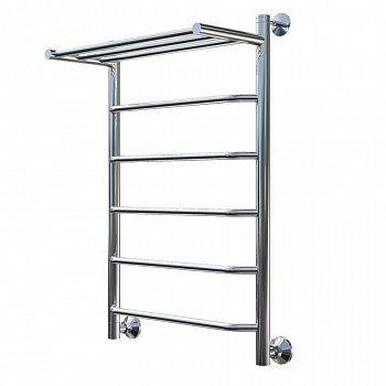 Полотенцесушитель водяной Тругор Браво серия 1 80х50 хром, с полкой