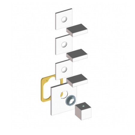 Термостат для душа на 3-6 потребителей Bossini Outlets Z033205.030 хром