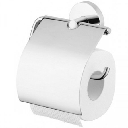 Держатель туалетной бумаги Hansgrohe Logis 40523000 с крышкой Хром