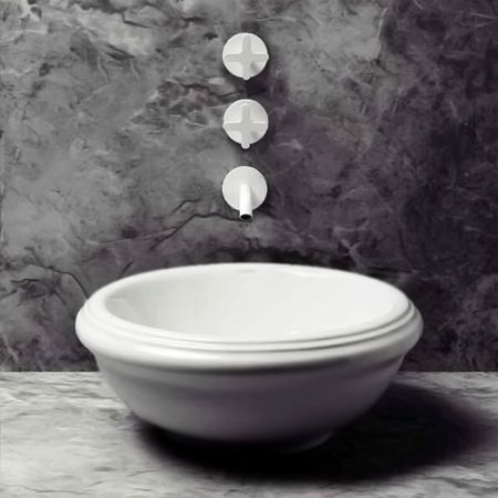 Раковина подвесная 45см Azzurra Jubilaeum JUB50/APPbi белый