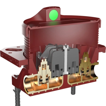 Термостат для душа на 2 потребителя AQUAme  AQM8801MB черный матовый