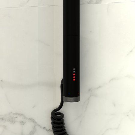 Полотенцесушитель электрический Сунержа Эпатаж 80х60 черный матовый, подключение левое