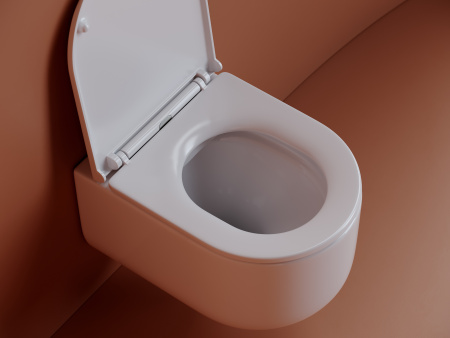 Унитаз подвесной безободковый Ceramica Nova Ulma CN4006 белый