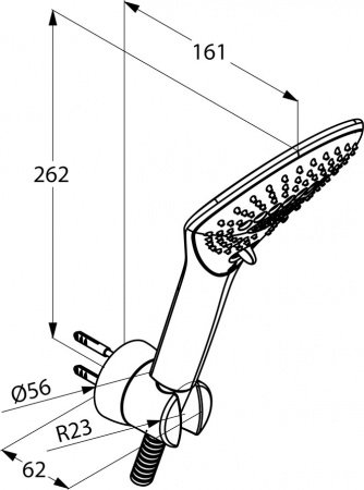 Душевой гарнитур Kludi Fizz 6775005-00 Хром