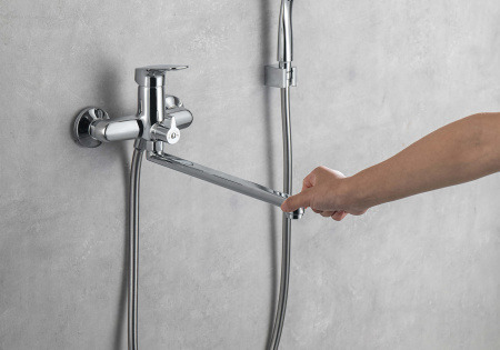 Смеситель для ванны Aquatek AQ1042CR хром