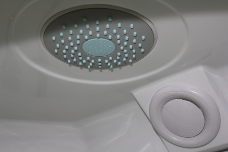 Душевая кабина Parly Classic CM86 85x85x215 профиль белый, стекло тонированное