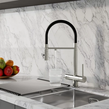 Смеситель для кухни IDDIS Ace ACEBNFFi05 сатин