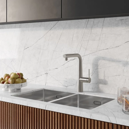 Смеситель для кухни IDDIS Pure PURBNPFi05 сатин