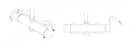 Душевая стойка для душа Ravak DS X07P643 хром