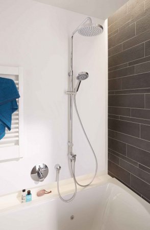 Душевая стойка Kludi Zenta dual shower system 6609105-00