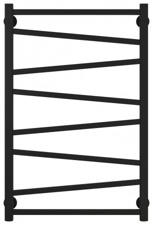 Полотенцесушитель водяной Сунержа Сирокко 80х50 черный матовый