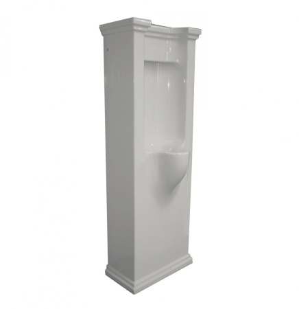 Писсуар напольный Kerasan Waldorf 413101bi белый, скрытый подвод воды