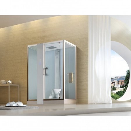 Душевая кабина Orans 89102LW 150x100x220 профиль белый, стекло прозрачное