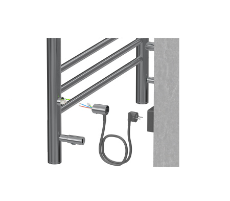 Полотенцесушитель элекрический Aquatek Поларис 70х50 хром