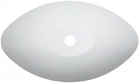 Раковина накладная 60см MonteBianco Gondola Tre 13043 белый матовый