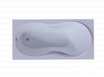 Акриловая ванна Aquatek Мартиника 180x90 см пустая с фр.экр. слив слева