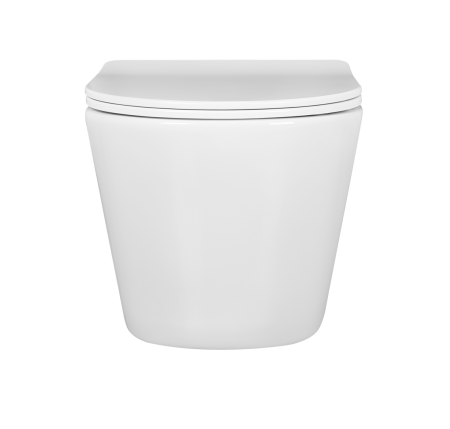 Унитаз подвесной Aquatek Вега Торнадо AQ1904T-00 смыв торнадо, с сиденьем Soft Close