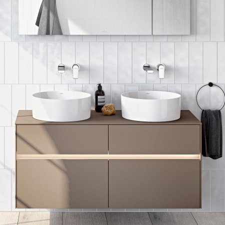 Раковина накладная 40см Villeroy & Boch Collaro 4A184001 белый