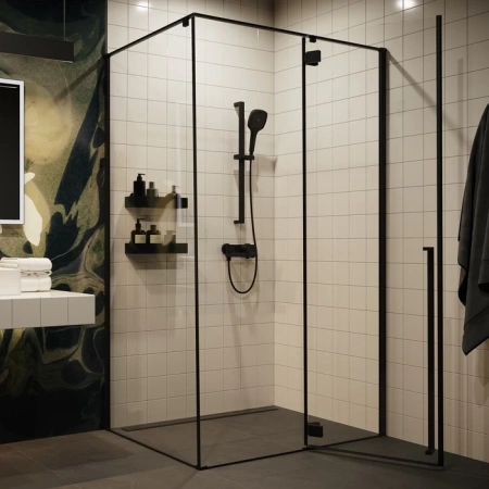 Смеситель для ванны с душем IDDIS Slide SLIBLBTi02WA черный матовый