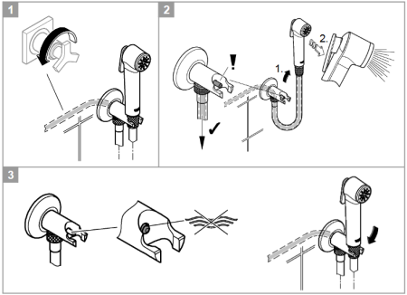 Гигиенический душ Grohe Tempesta-F Trigger Spray 26358000 Хром