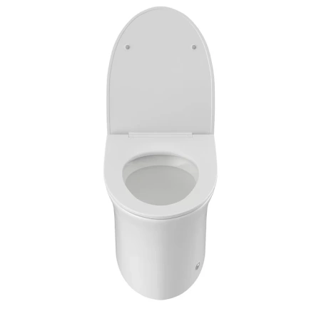 Унитаз приставной с импульсным смывом IDDIS Pulse PULIDSEi26 белый, с сиденьем микролифт