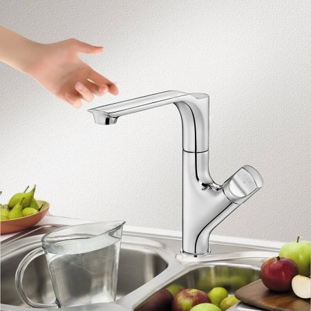 Смеситель для кухни E.C.A Myra 102118063HEX хром