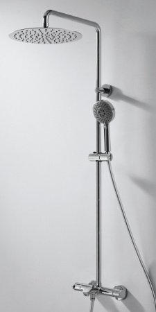 Душевая стойка Bravat Waterfall SS F639114C-A5-RUS хром