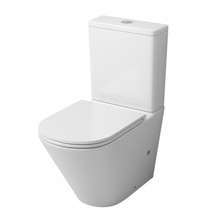 Напольный унитаз-компакт Grossman GR-4449S белый, с сиденьем микролифт