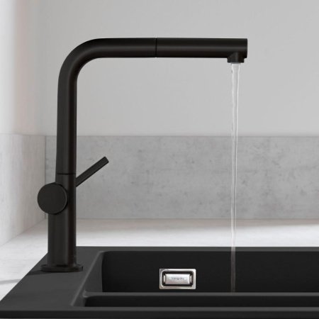 Смеситель для кухни Hansgrohe Talis M54 72808670 черный матовый