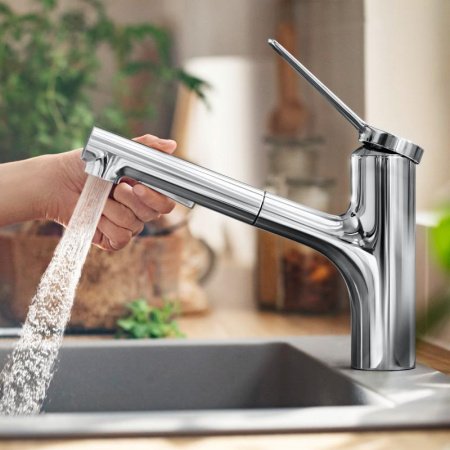 Смеситель для кухни Hansgrohe Zesis M33 74803000 хром