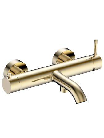 Смеситель для ванны AQUAme Siena AQM6212BG золото матовое