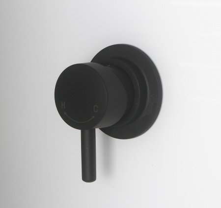 Душевая кабина Grossman GR271 90x90x205 профиль черный, стекло прозрачное с узором