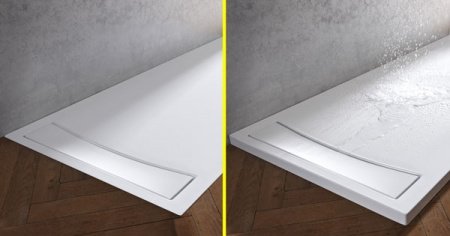 Душевой поддон из искусственного камня Jacob Delafon Flight Neus 120x80 Белый