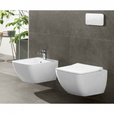 Биде подвесное Villeroy & Boch Venticello 4411 00R1 alpin, Ceramicplus