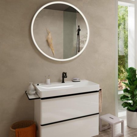 Смеситель для раковины Hansgrohe Tecturis S 73320670 черный матовый