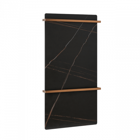 Полотенцесушитель электрический Black&White N-389 81х43.2 черный матовый