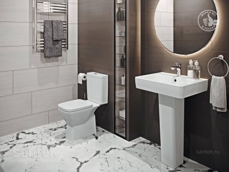 Унитаз-компакт Santek Нео с горизонтальным выпуском 1WH302187