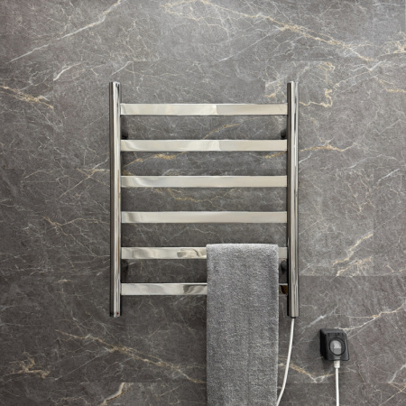 Полотенцесушитель электрический Fixsen TECHNO 600х500 FX-7300, хром