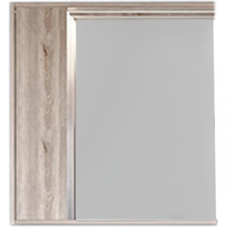 Зеркальный шкаф Акватон Стоун 80 с подсветкой 1A228302SXC80 Грецкий орех