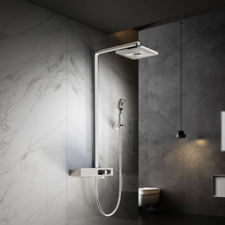 Душевая стойка с термостатом Vincea Inspire VSFS-3I13TCH хром