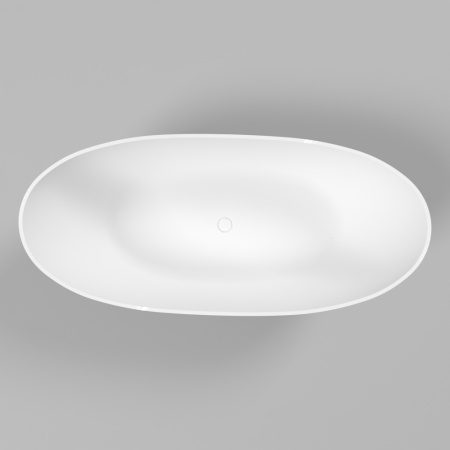 Ванна WHITECROSS Ruby 165x75 (белый мат) иск. камень