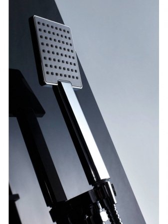 Душевая кабина Orans 89103LB 180x130x220 профиль черный, стекло прозрачное