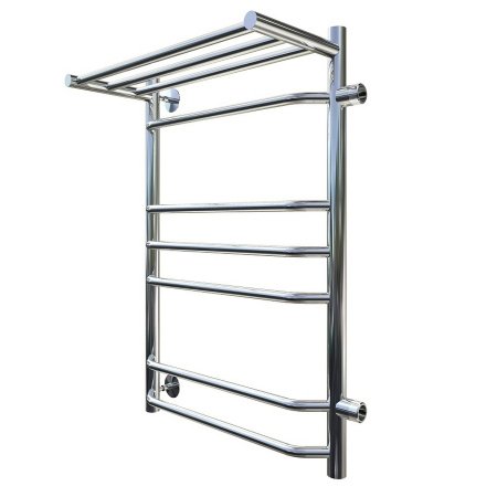 Полотенцесушитель водяной Тругор Браво серия 3 73,6х50 хром, с полкой, подключение правое