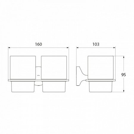 Стакан IDDIS Mirro MIRMBG2I45 хром
