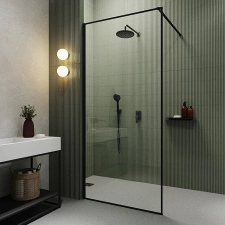 Встраиваемая душевая система Iddis Ray RAYBL02i67 черный матовый