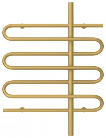 Полотенцесушитель электрический Сунержа Эпатаж 80х60 золото матовое, подключение правое