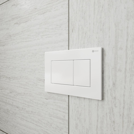 Клавиша смыва Point Ника PN44081W для инсталляции, белая